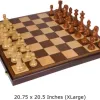 Test Abigail Chess Inlaid Wood 21" : le gros set pliant qui en impose sur la table