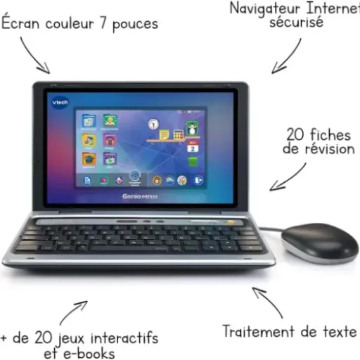 Test VTech Genio Max Gris Métallisé : le « premier vrai PC » pour enfant qui fait (presque) comme les grands