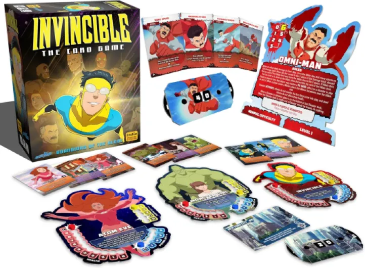 Invincible : The Card Game - Guardians of The Globe - Jeu de Construction de Deck Officiel de Super-héros Skybound - À partir de 14 Ans - 2 à 4 Joueurs Jeu de base
