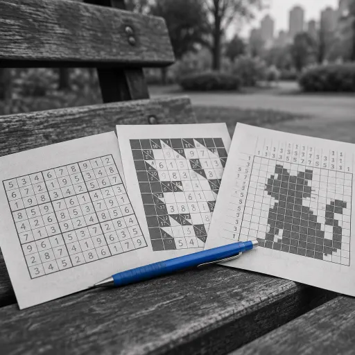 Sudoku, kakuro, nonogram : trois casse-têtes sur papier qui rendent accro sans écran