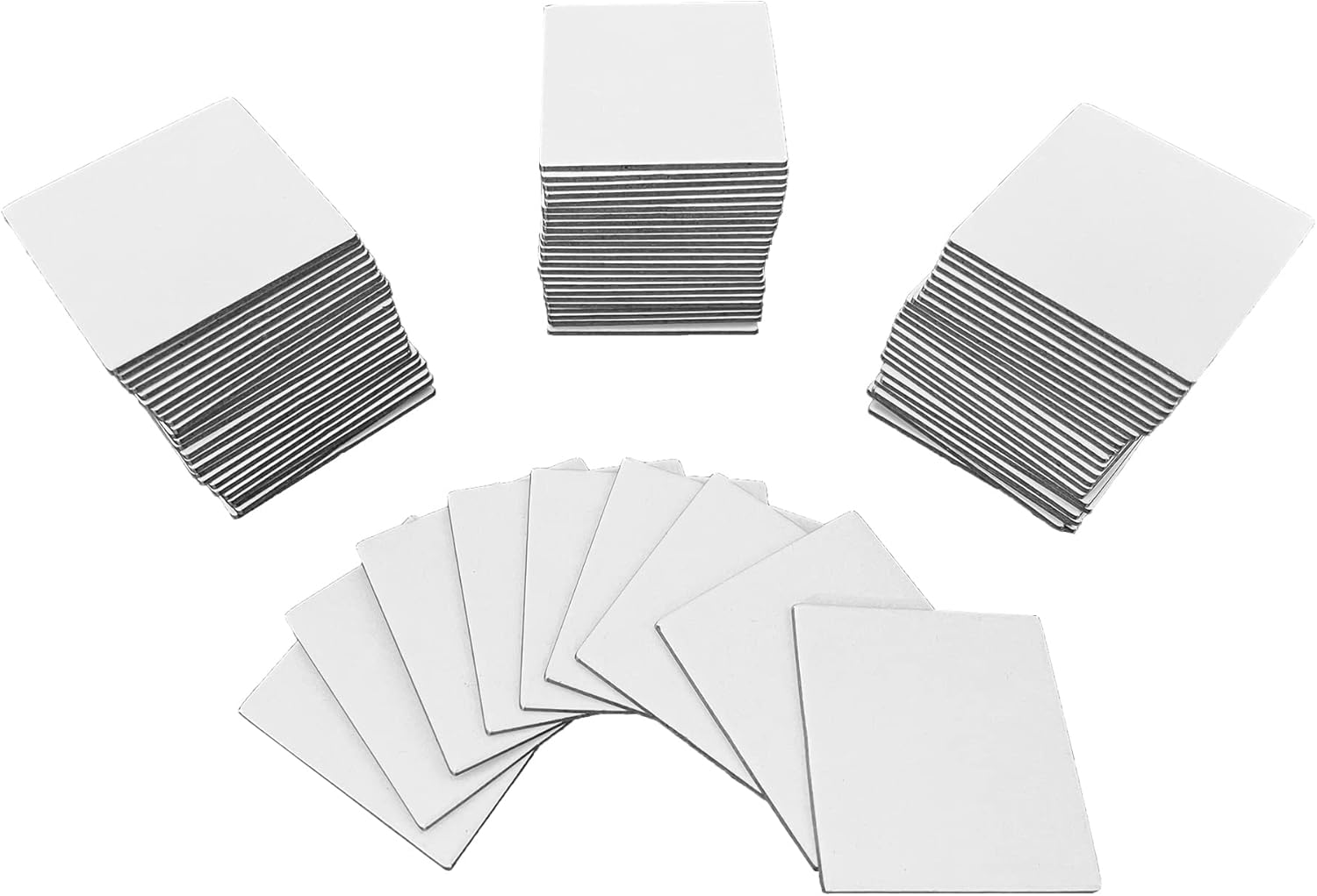 84 Carreaux Carrés Vierges (Même Taille que les Carreaux de Jeu de Société Carcassonne) ~4,5 cm x 4,5 cm Tuiles Carrées Vierges