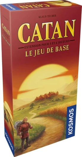 Asmodee - CATAN : EXTENSION 5/6 JOUEURS du Jeu de Base - Jeu de Société pour Adultes et Enfants dès 10 ans - 5 à 6 joueurs - 90 min - Jeu de Stratégie et de Négociation Immersif - Version Française