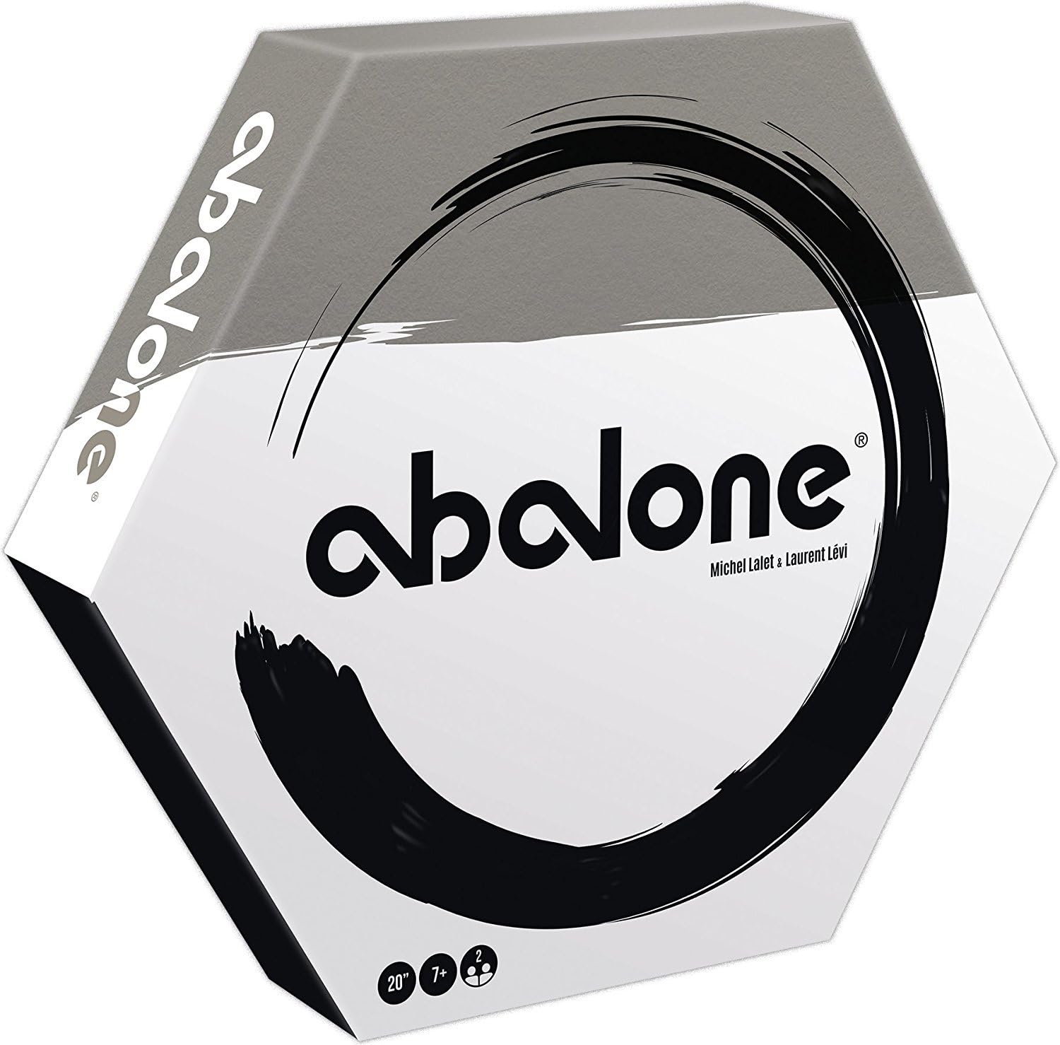 ABALONE - Edition Officielle - Jeu de Société Familial pour Adultes & Enfants dès 7 ans - Jeu de Stratégie & de Réflexion - Jeu de Plateau de 28 Billes - 2 joueurs - 20 Min - Zygomatic