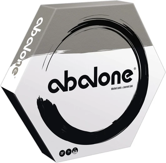 Asmodee - ABALONE - Edition Officielle - Jeu de Société Familial pour Adultes & Enfants dès 7 ans - Jeu de Stratégie & de Réflexion - Jeu de Plateau de 28 Billes - 2 joueurs - 20 Min - Zygomatic