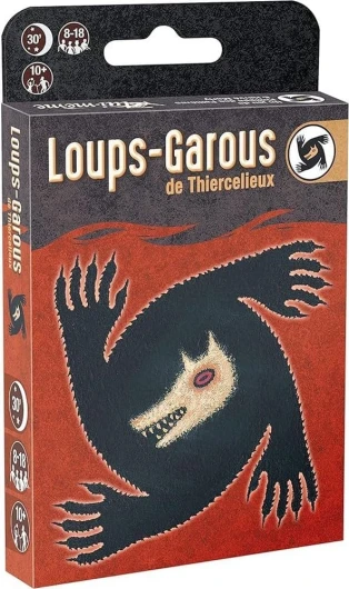 LOUPS GAROUS DE THIERCELIEUX - Nouvelle Édition de Base - Jeu de Société de Bluff pour Adultes et Enfants dès 10 ans - Jeu d'Ambiance de 8 à 18 joueurs - Jeu de Rôles en Version Française - 30 min Jeu de Base