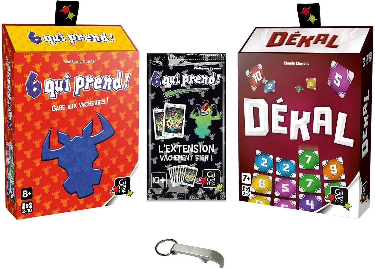 Lot 6 Qui Prend + Extension Vachement Bien + Dekal + 1 Decap Blumie (6 Qui + Dekal)