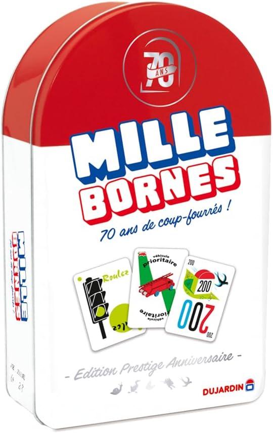 Dujardin – Mille Bornes Prestige 70 ans – Jeu de société – Jeu de cartes – Atteignez les 1000 bornes en premier – A jouer en Famille ou entre Amis – 2 joueurs à 8 joueurs – Dès 6 ans Edition 70 ans