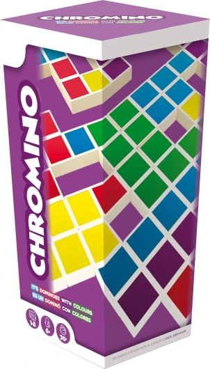 Zygomatic Chromino Smallbox Jeu de société à partir de 6 Ans 1 à 8 Joueurs 30 Minutes par Partie Espagnol et Anglais
