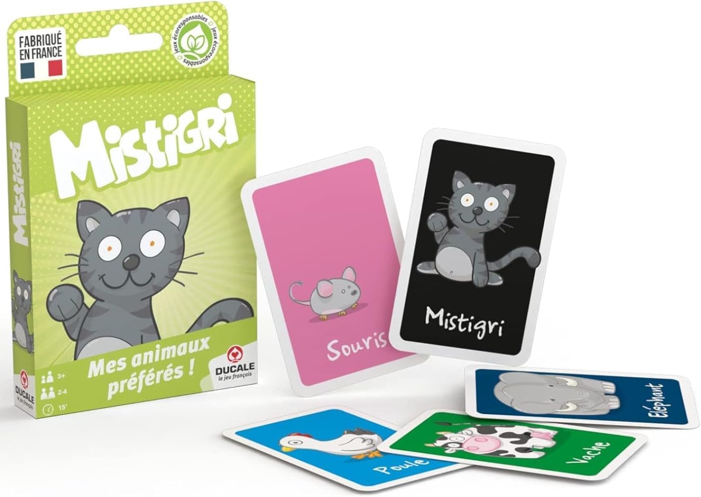 Ducale - Le Mistigri - Jeu de Cartes Enfant - Jeu Familial - À partir de 3 Ans