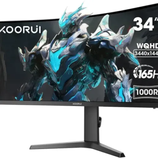 Avis KOORUI 34E6UC 34" incurvé : un ultra‑wide 165 Hz WQHD agressif sur le prix