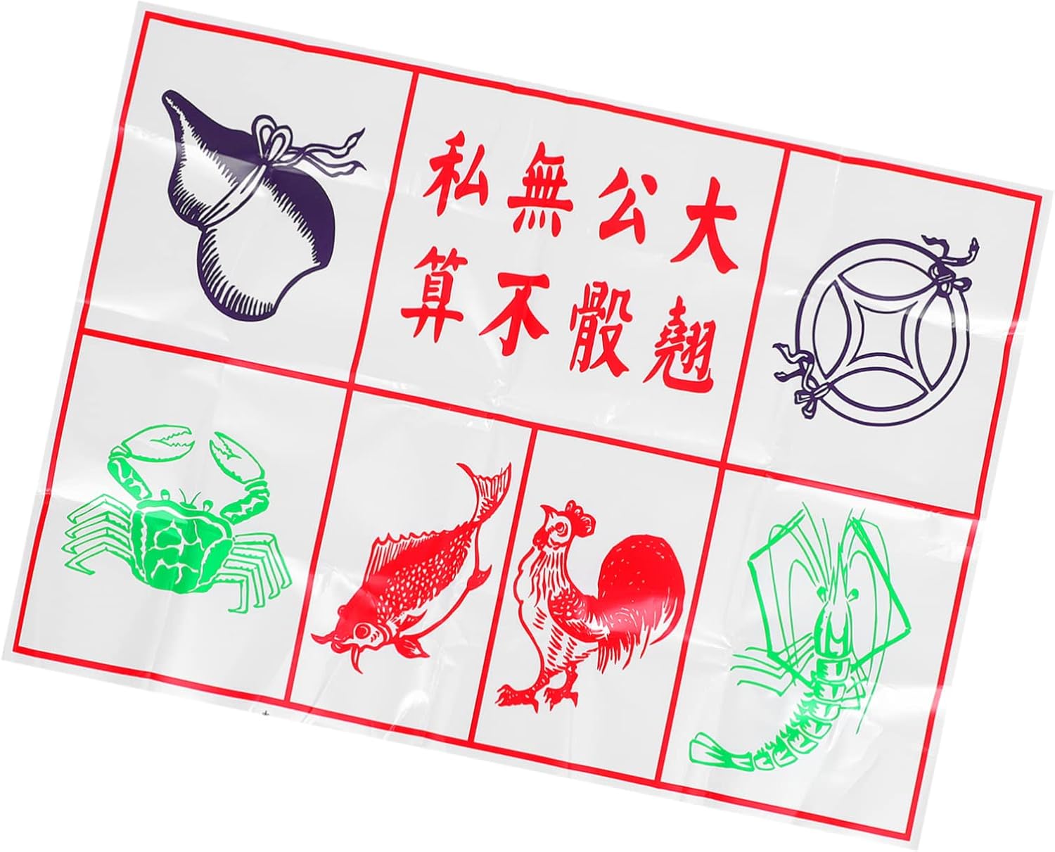 4 Dessin pour Le Jeu Dessin Drôle Jeu De Dés Crevettes Poisson Dessins De Jeu De Société Enfant Sic Bo Adhésif Poisson Crevette Crabe