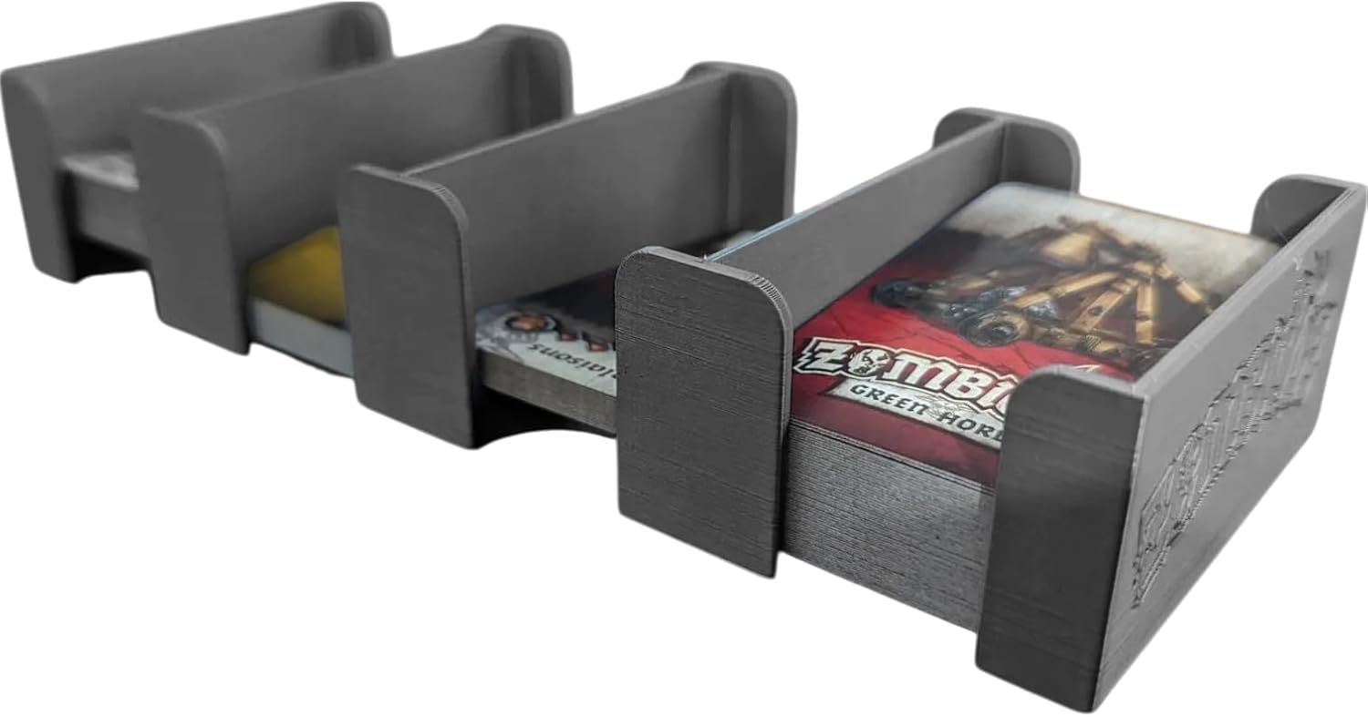 Support de Cartes pour Zombicide – Organisateur Pioche et Défausse pour Équipement et Zombies