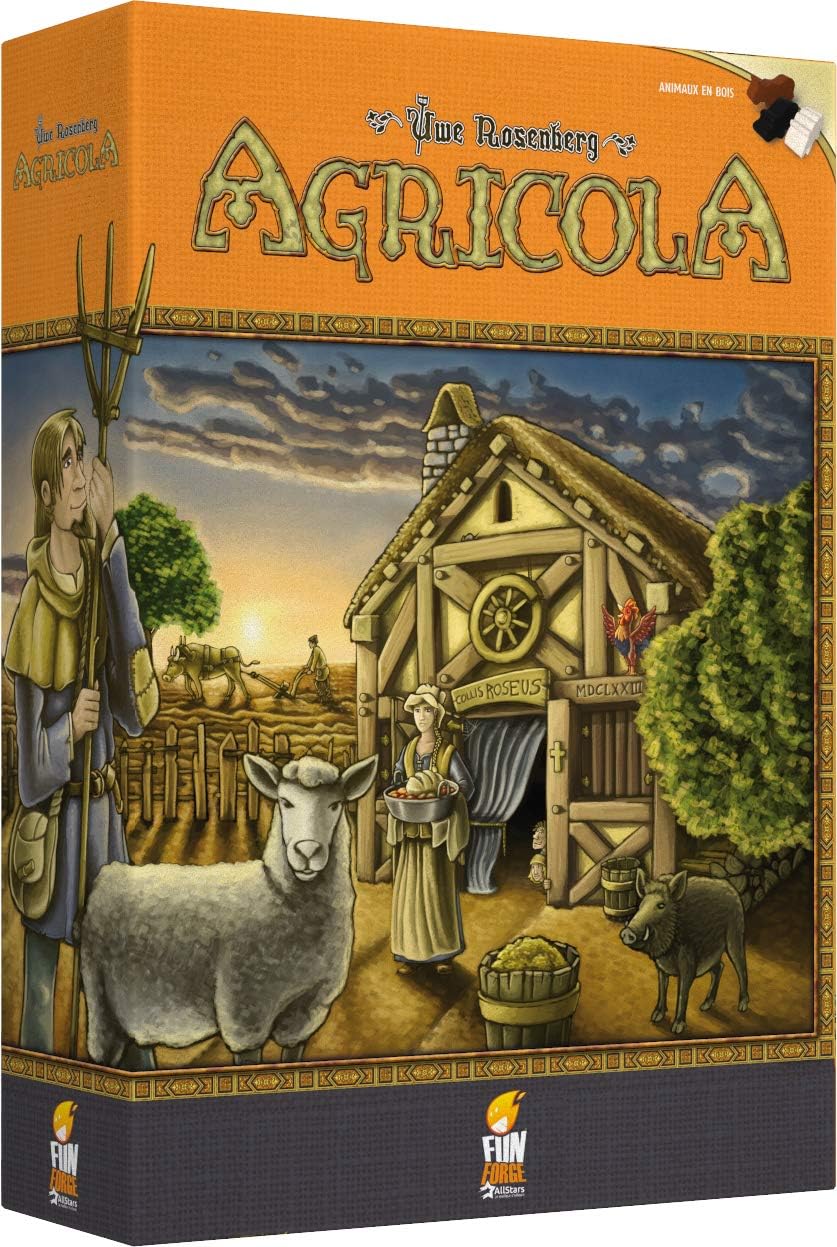 Funforge - Agricola - Jeu de Société et de Stratégie - Jeu de Développement Agricole - À partir de 12 ans - 1 à 4 joueurs - 90 min - Version française