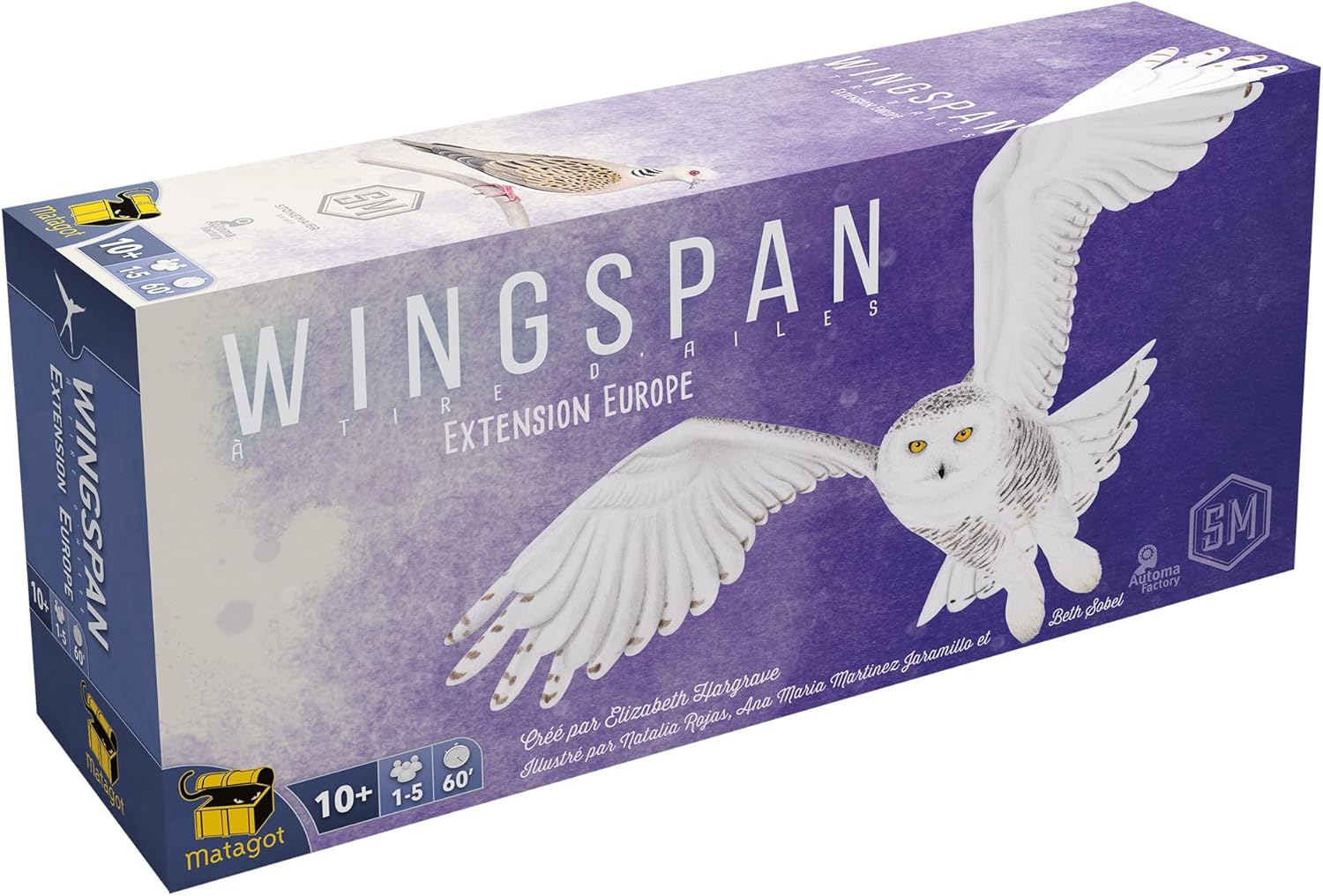 Matagot Wingspan Extension Europe - Collection Bird pour 1 à 5 joueurs dès 10 ans (édition française)