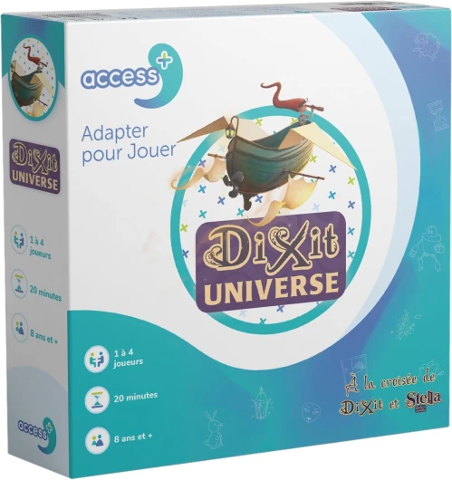 Asmodee Access Dixit Universe Access+ - Jeux de société - Jeux de Cartes - Jeux adaptés pour Les Troubles cognitifs - A partir de 8 Ans - 1 à 4 Joueurs - 20 Min - Version française