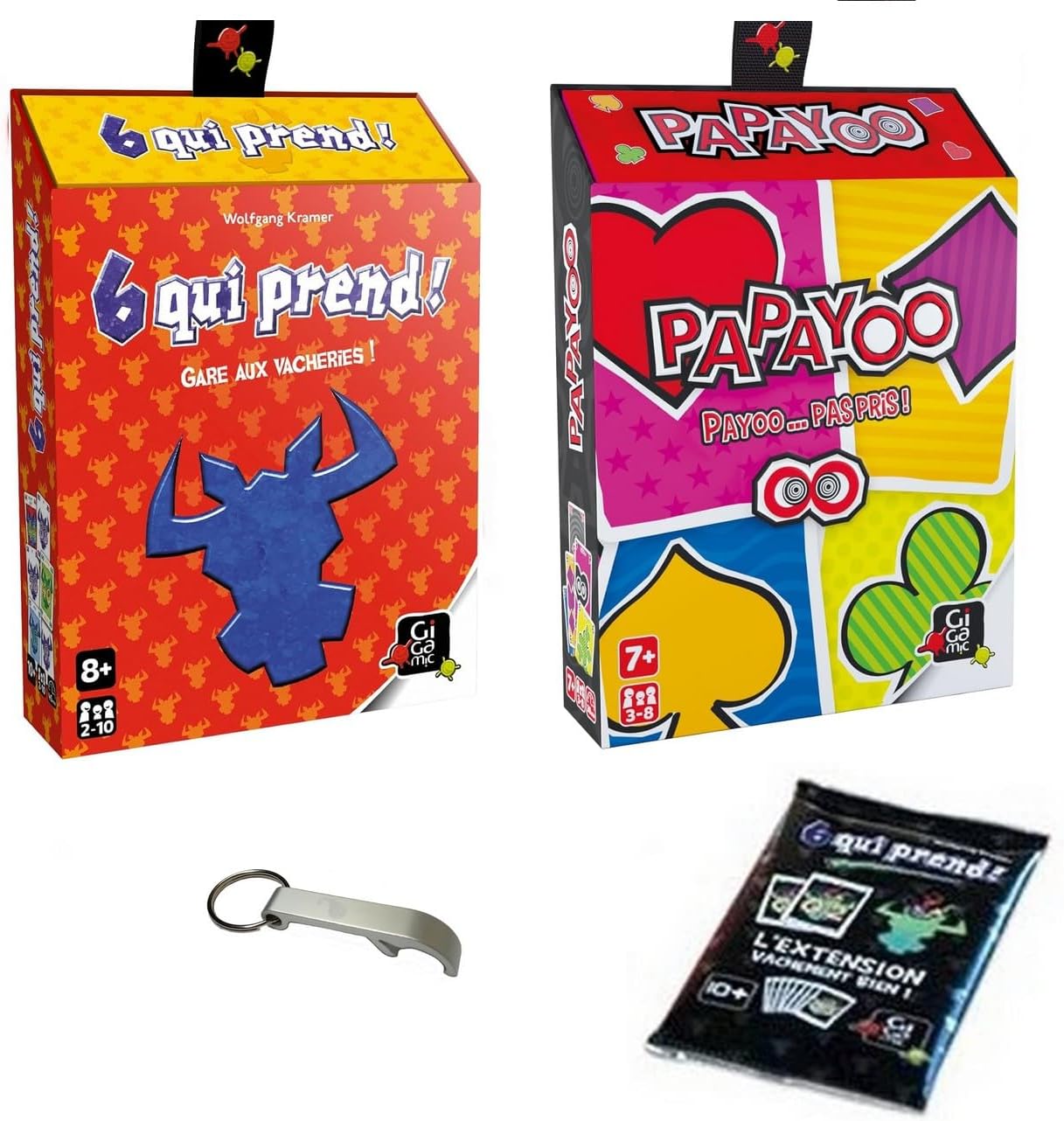 Lot Papayoo + 6 Qui Prend + 1 Extension Vachement Bien + 1 Decap Blumie