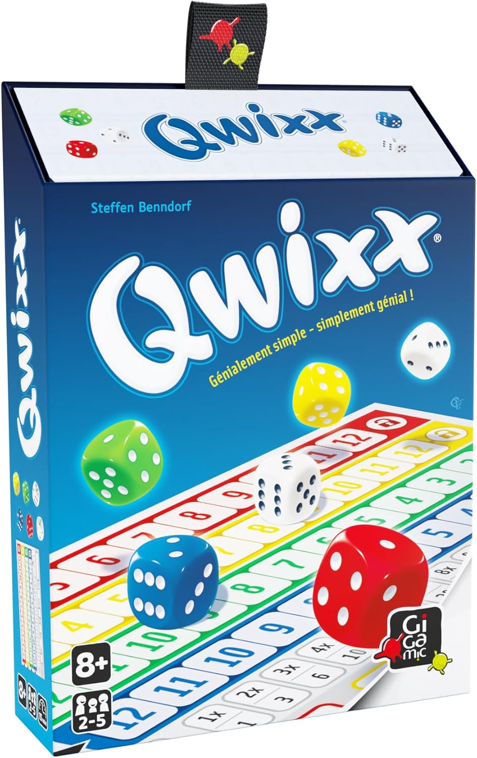 Jeu de Dés-Qwixx, 8 ans to 99 ans, JNQX