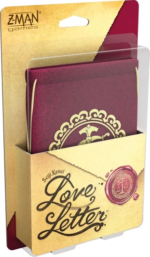 LOVE LETTER - Jeux de Société pour Enfants dès 10 ans - Jeux de Cartes et Déduction - Faites Parvenir une Lettre d'Amour - 2 à 6 Joueurs - 20 Min - Version Française - Z-Man Games