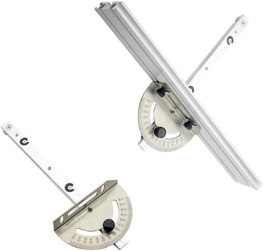 Règle d'angle de précision pour scie à table avec rails (C)