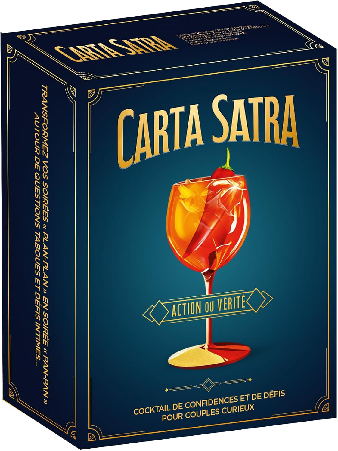 CARTA SUTRA Action ou Vérité – Jeu Couple - Jeux de société - Jeu de Carte – Cadeau Anniversaire Femme - Cadeau Couple Original – Idée Cadeau Couple Saint Valentin 2025 [Edition Action ou Vérité]