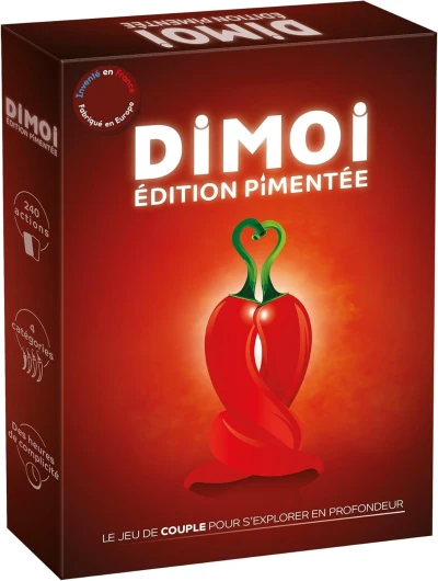 Jeu Couple Couple Édition Pimentée - 240 Cartes – Jeux de société - Cadeau Femme ou Homme – Idée Cadeau Couple Original