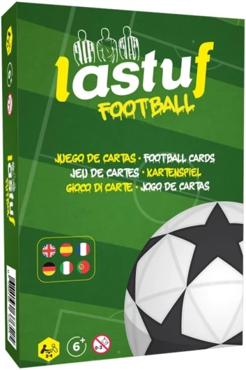 LASTUF Jeu de Football Familial Jeu de Cartes de Football en français - Jeu de société pour Enfants et Adultes - Cadeau à partir de 7 Ans