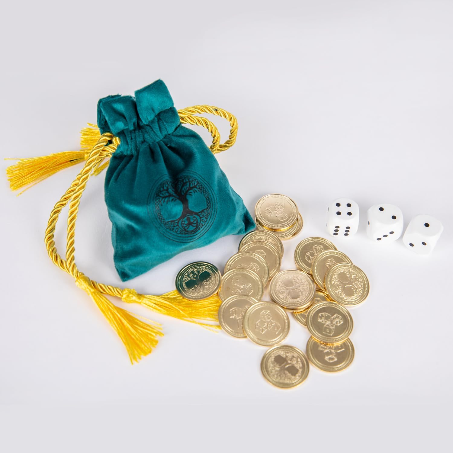 Dartopus® Jeu de dés-421- pièces métal gravées