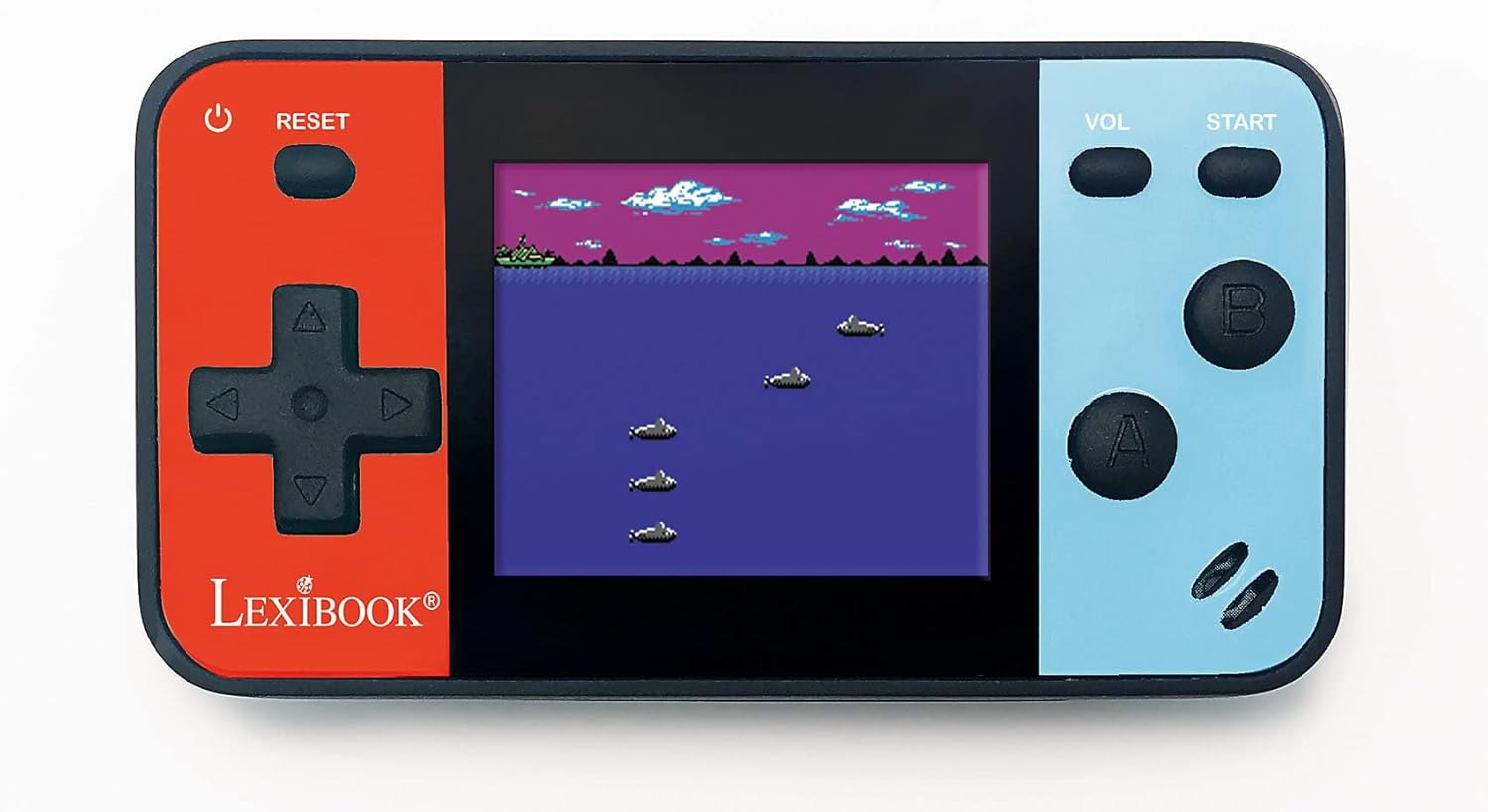 , Console de Jeu Portable, Cyber Arcade Pocket, 150 Jeux, écran LCD Couleur 1,8 Pouces (4,5cm), Jeux Video Enfant ado, Bleu/Rouge, JL1895