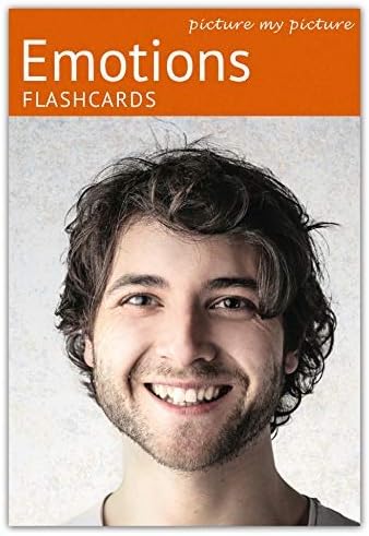 Sentiments et Émotions Flash Cards Volume 1 - 40 Cartes-Photos Langage de Développement des Émotions - Matériel d'Orthophonie, Matériel ESL.