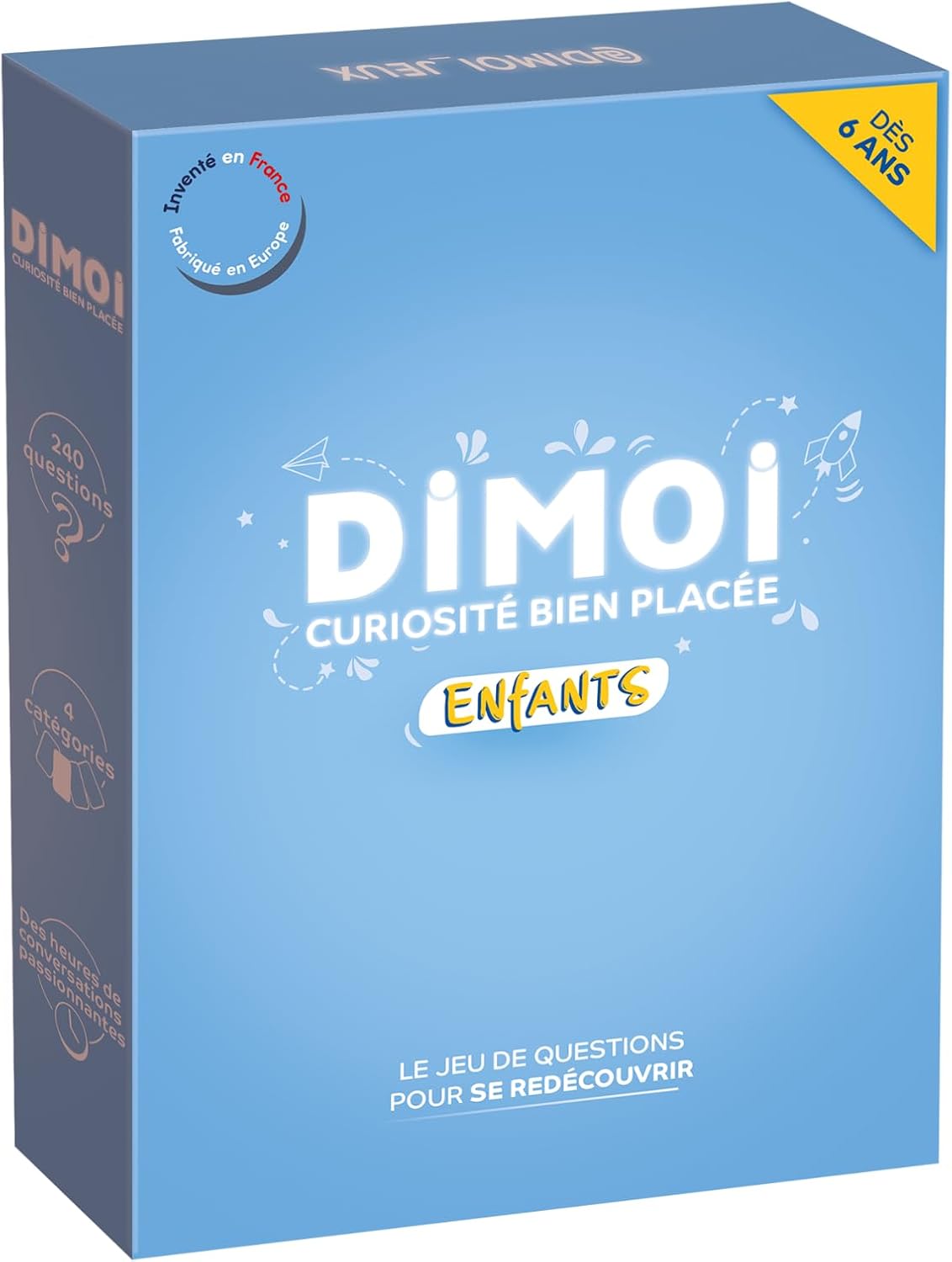 Jeu de Cartes Parents - Enfants - 240 Questions Originales pour créer des échanges passionnants et positifs Entre Parents et Enfants - Idée Cadeau Parfait