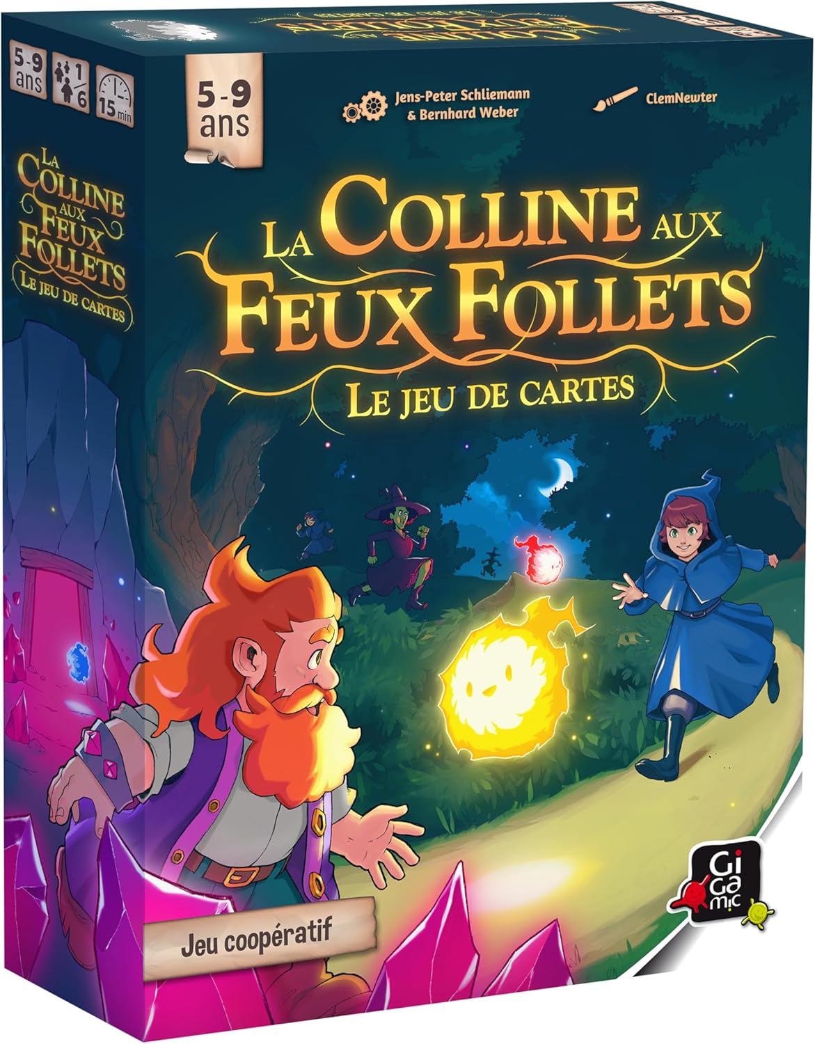 La Colline aux Feux follets, Le Jeu de Cartes - Jeu Enfant Coopératif à partir de 5 Ans !