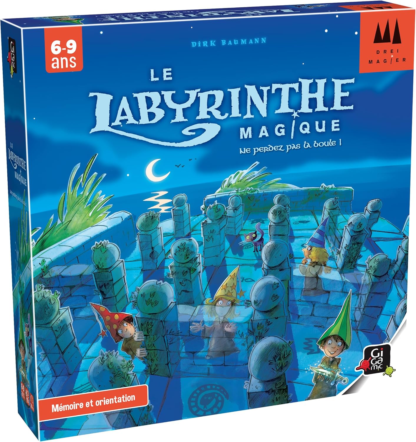 Le Labyrinthe Magique - Un jeu semé d'embuches - Jeu enfant - De 2 à 4 joueurs - A partir de 6 ans!