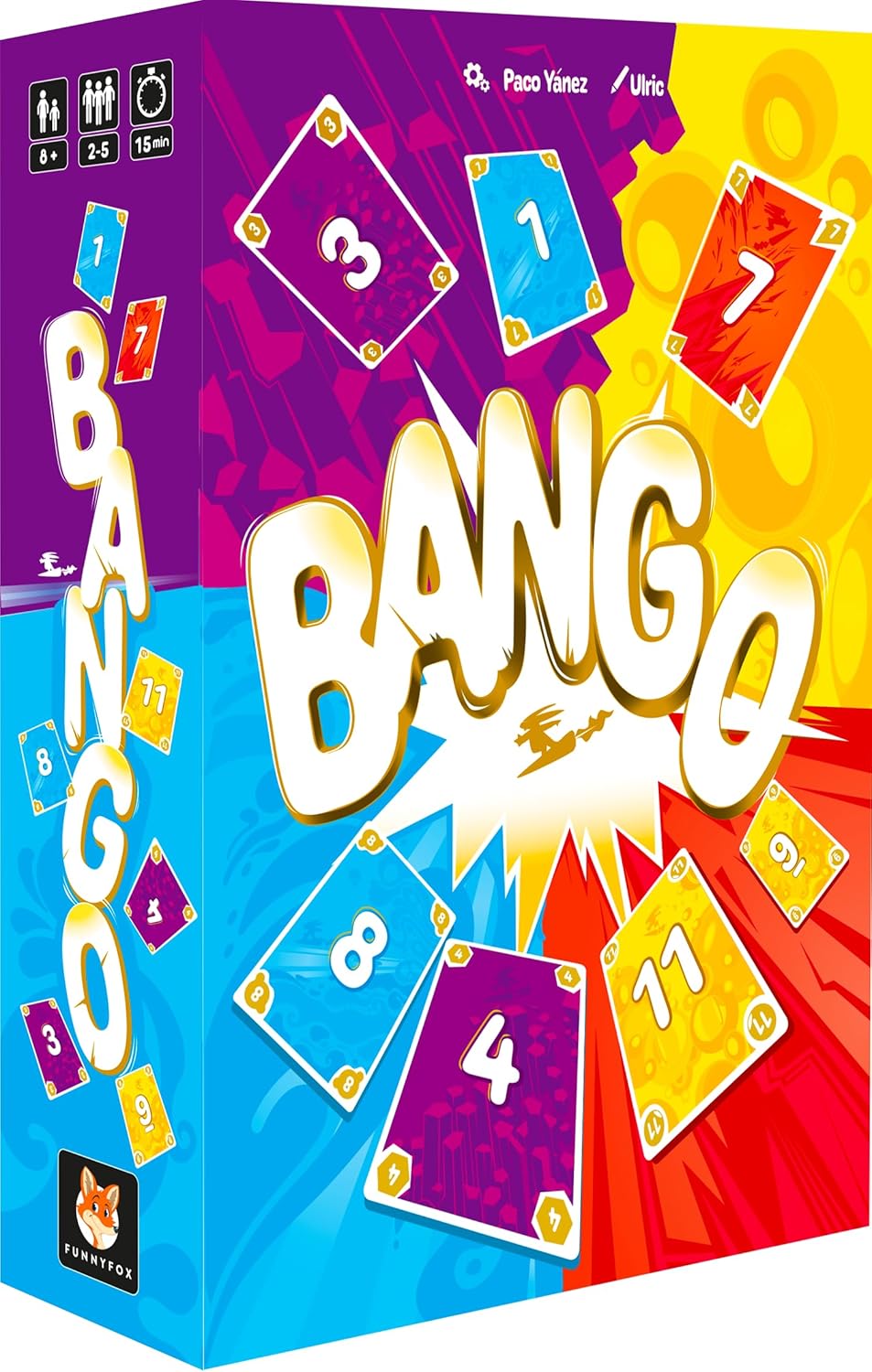 Funnyfox - Bango – Jeu de société Amusant en Famille ou Entre Amis – Jeu de Cartes dès 8 Ans – De 2 à 5 Joueurs