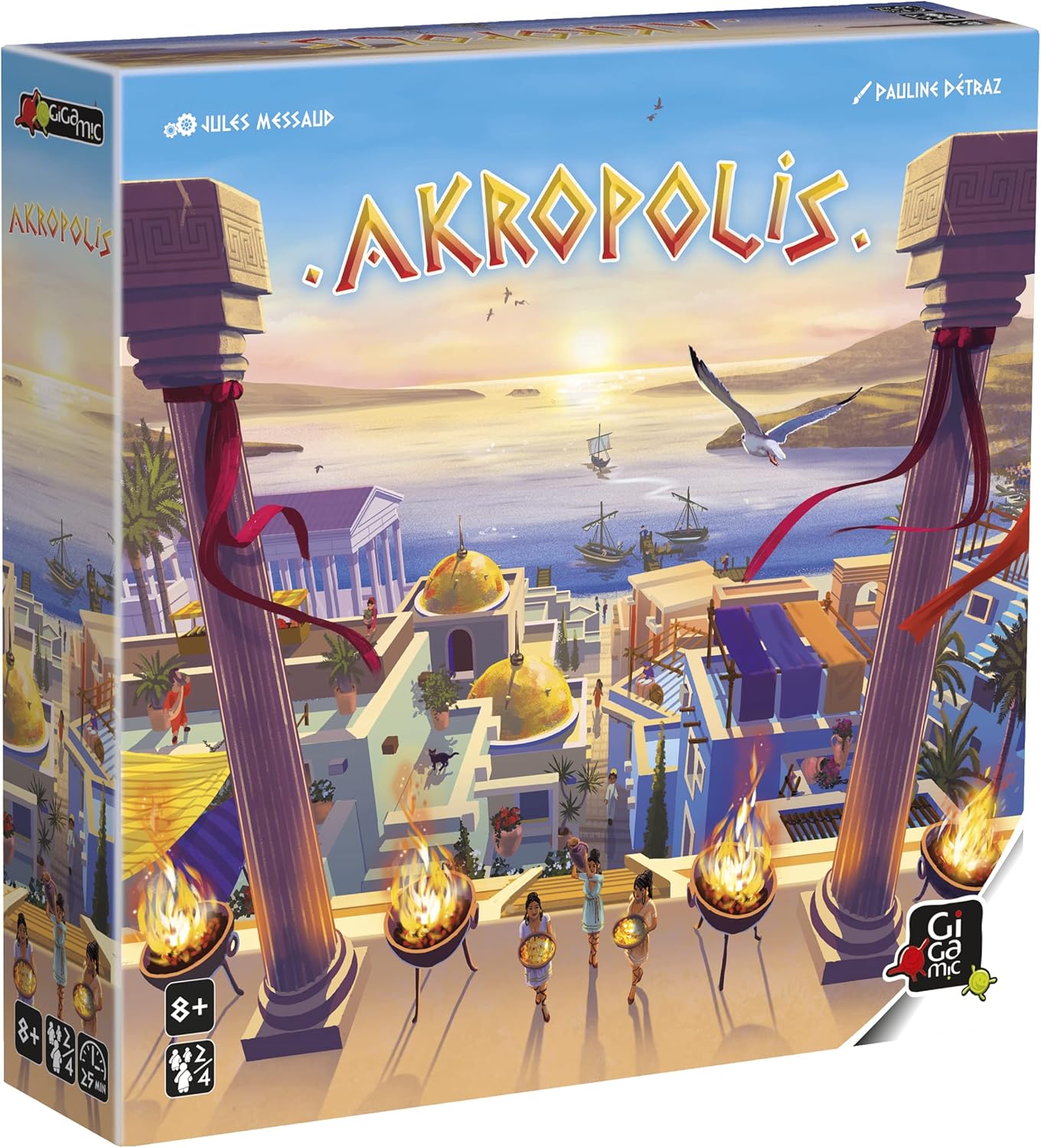Akropolis - Jeu de société de pose de carreaux - À partir de 8 ans