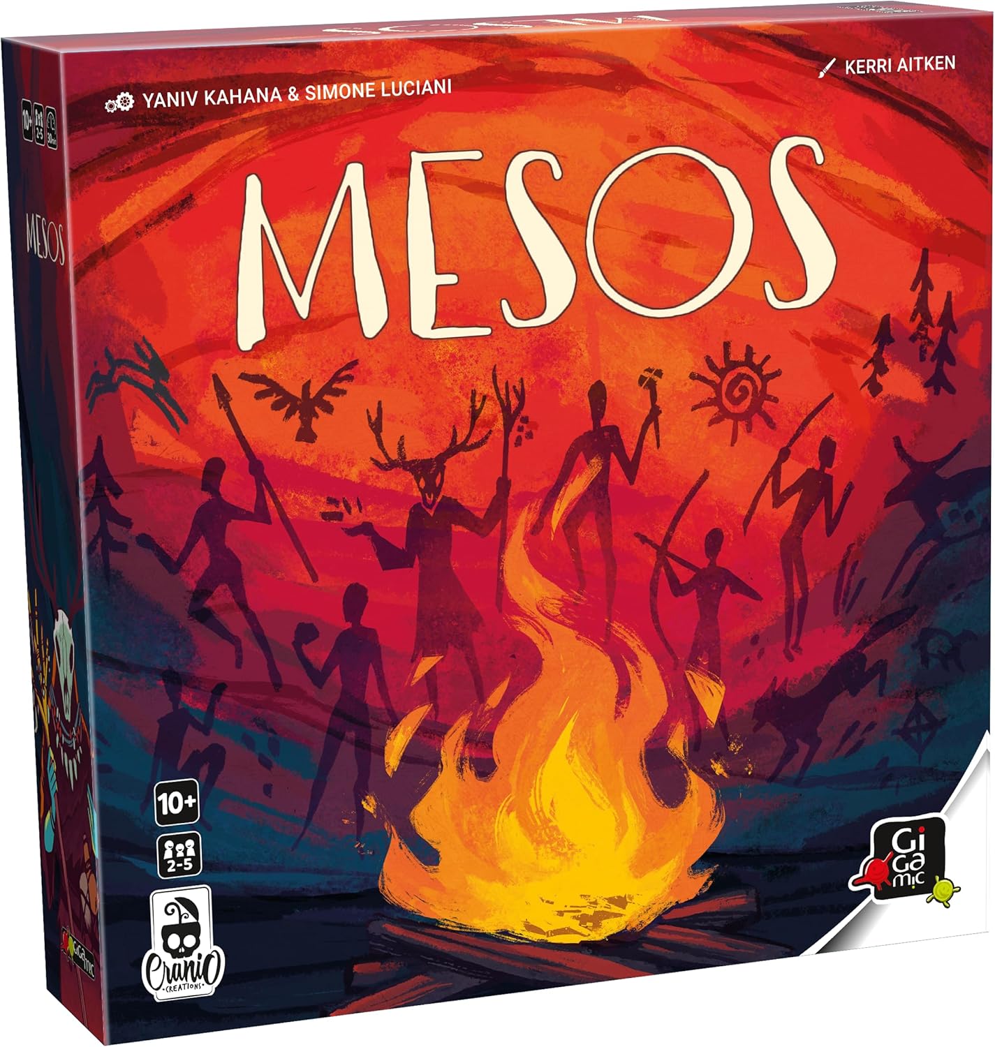 MESOS - Gérez Votre Tribu à l'ère du Mesolithique - Jeu de stratégie - De 2 à 5 Joueurs - A partir de 10 Ans.