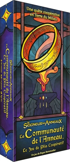 Asmodee - Office Dog - LE SEIGNEUR DES ANNEAUX : LA COMMUNAUTE DE L'ANNEAU JEU DE PLIS - Jeu de cartes coopératif, Jeu de stratégie pour adultes et enfants dès 10 ans, 1 à 4 Joueurs, 20 Min - Français