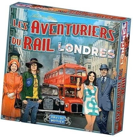ASMODEE Days of Wonder - Les Aventuriers du Rail : Londres - Version Française - Jeu de Société pour Enfants dès 8 Ans - 2 à 4 Joueurs - Jeu de Réflexion et Stratégie