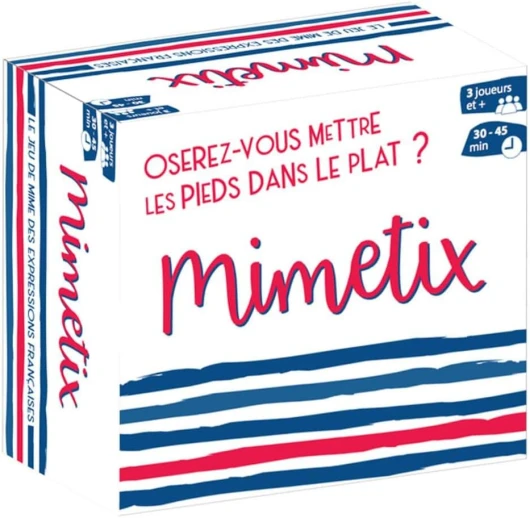 Jeu de société de Mimes des Expressions Françaises - Ambiance, Fous rires, créativité, Humour, Cadeau Original, Famille (Enfant 10 Ans, 14 Ans et Adulte) - Cartes fabriquées en France