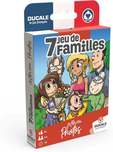 Ducale - Jeu de 7 Familles Mon Album Photos - Jeu de Cartes Enfants - A partir de 4 ans
