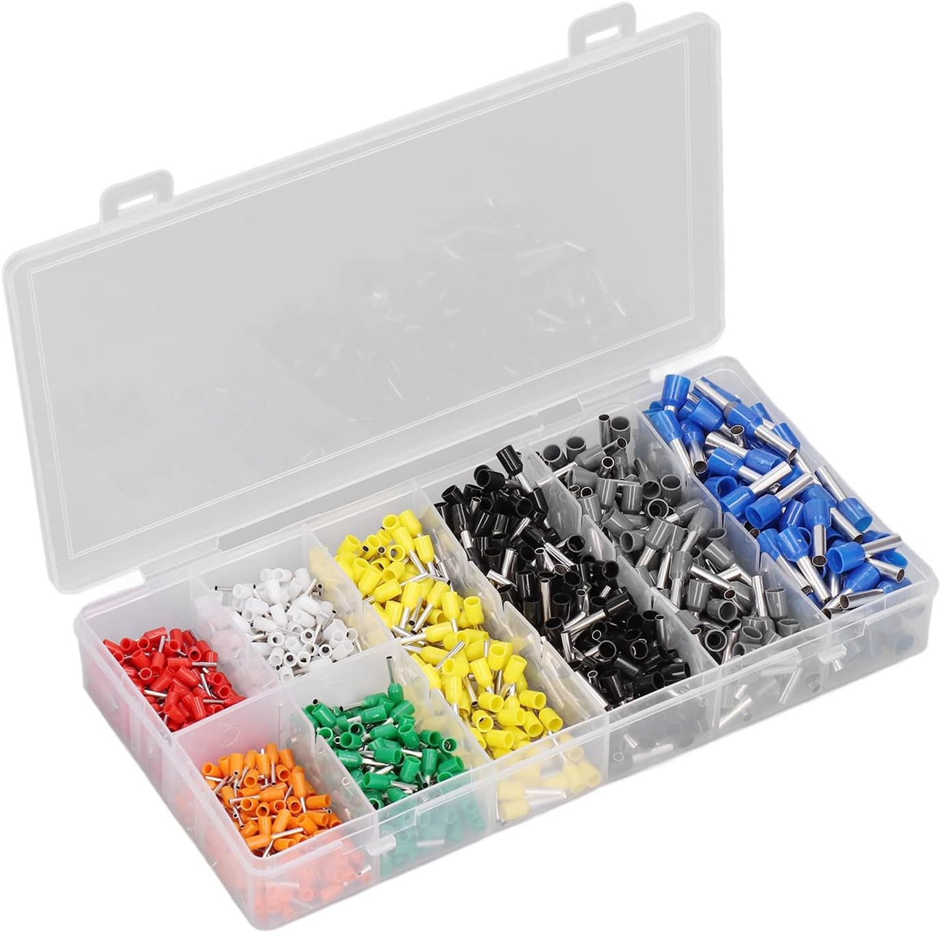Kit de Bornes de Virole de Fil, 1000 Pièces, Composants Combinés, Sertissage pour Cz0100939, Raccords de Virole