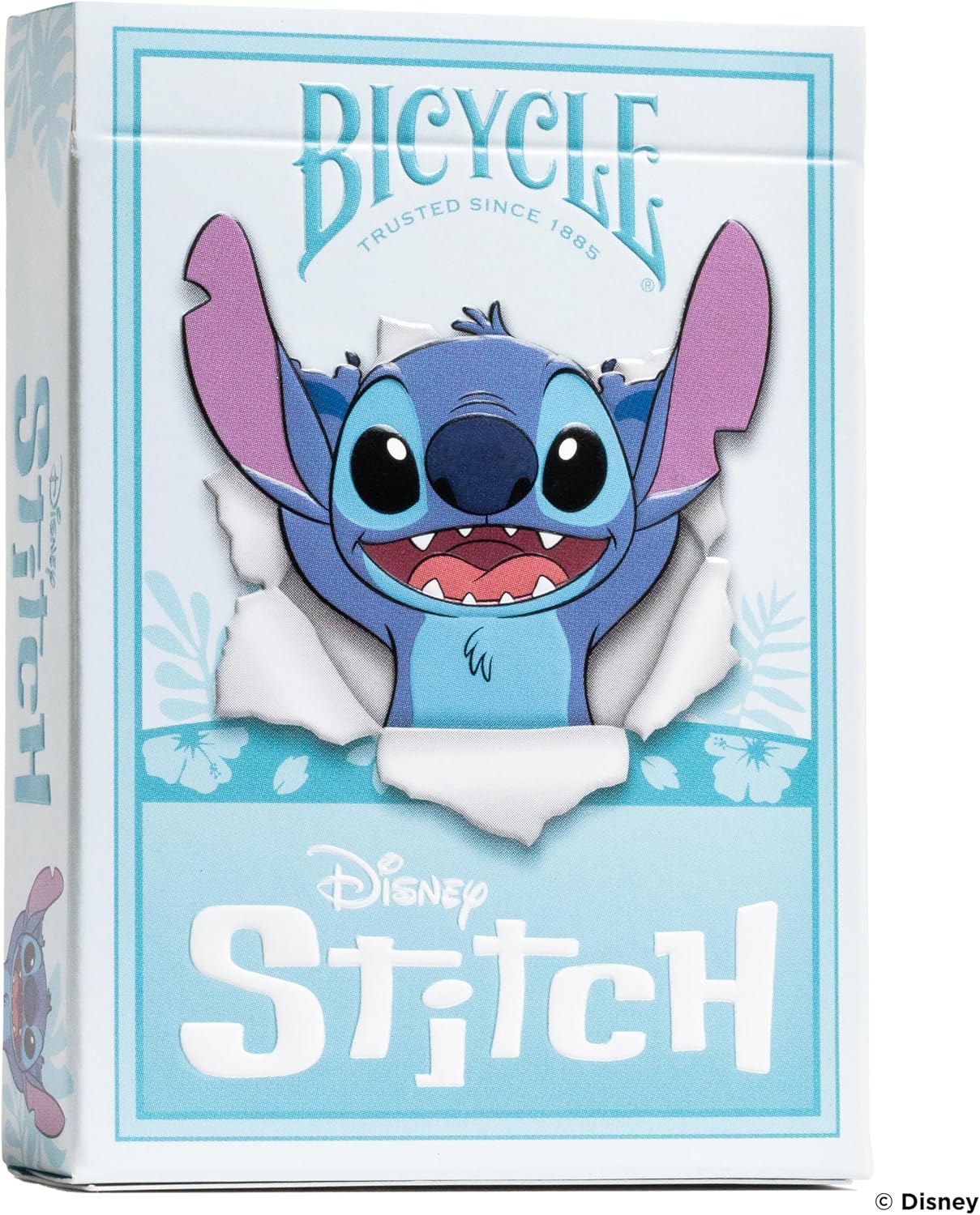 Disney Stitch Jeu de Cartes à Jouer, 10042978, Bleu, Moyen