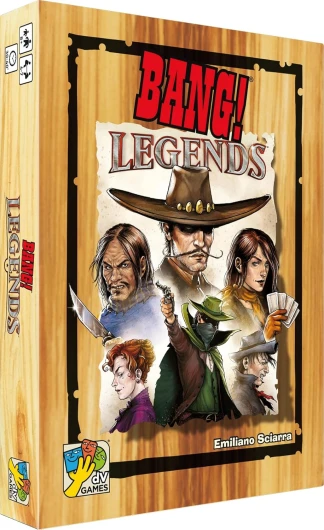 DV Giochi Bang, Legends - Jeux de société - Jeux de Cartes - Jeux de Bluff à partir de 8 Ans - 4 à 7 Joueurs - Version française