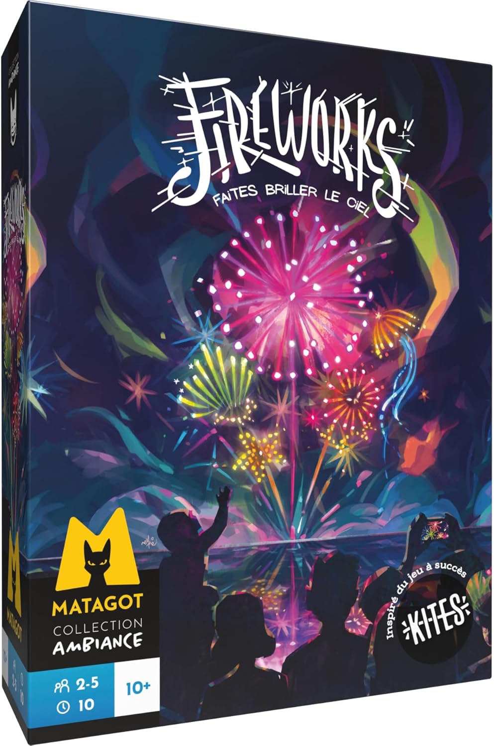 Matagot Fireworks - Jeux de société - Jeux de Cartes - Jeu Enfants, Adultes et Famille - A partir de 10 Ans - 2 à 5 Joueurs - 15 Min - Version française