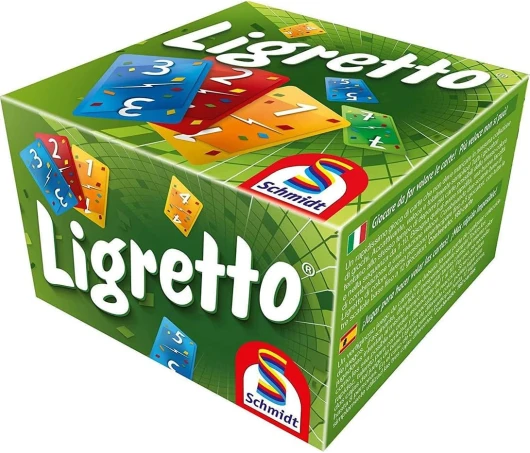Schmidt , Ligretto Green, Card Game, Ages 8+, 2 to 4 Players, 15 mins Minutes Playing Time