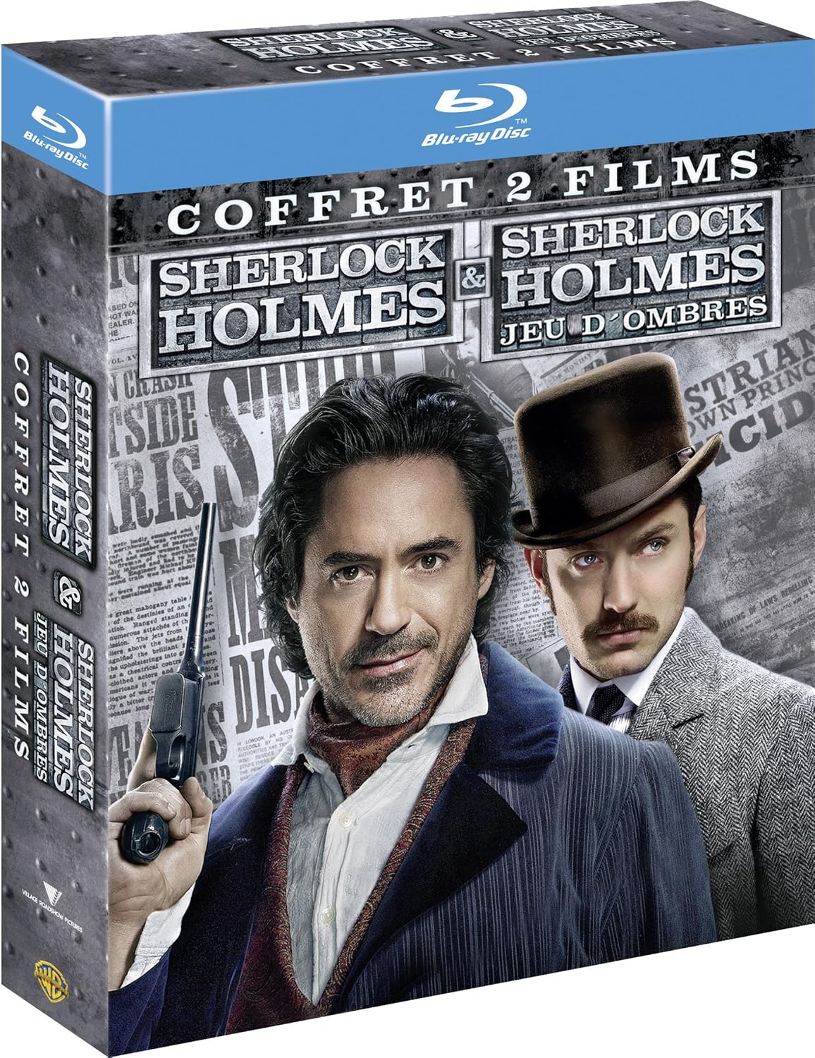 Sherlock Holmes + Sherlock Holmes 2 : Jeu d'Ombres - Coffret Blu-Ray