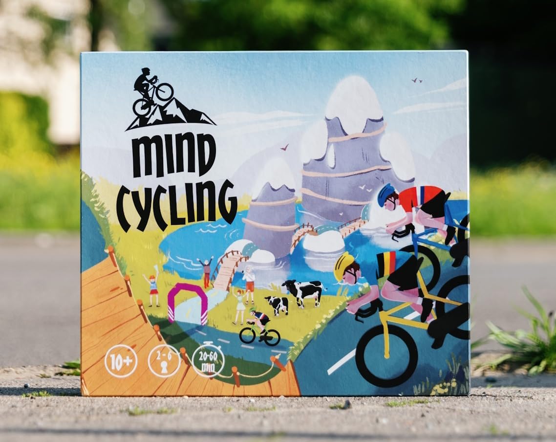Mind Cycling Jeu de Société de Stratégie Jeu de Plateau de Course Cycliste Dès 10 Ans
