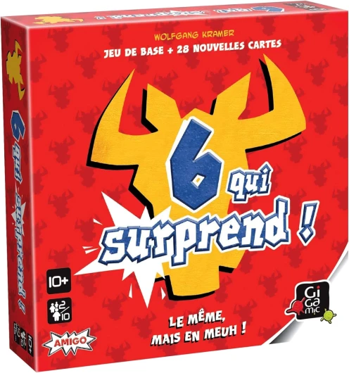 Six Qui SURPREND, AMZIX Jeu de Carte A PARTIR DE 10 ANS