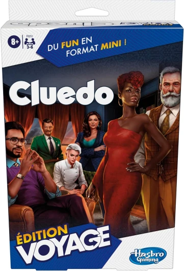 Cluedo Voyage, jeu de société de voyage pour 3 a 6 joueurs, jeu de voyage, Des 8 ans, Hasbro Gaming