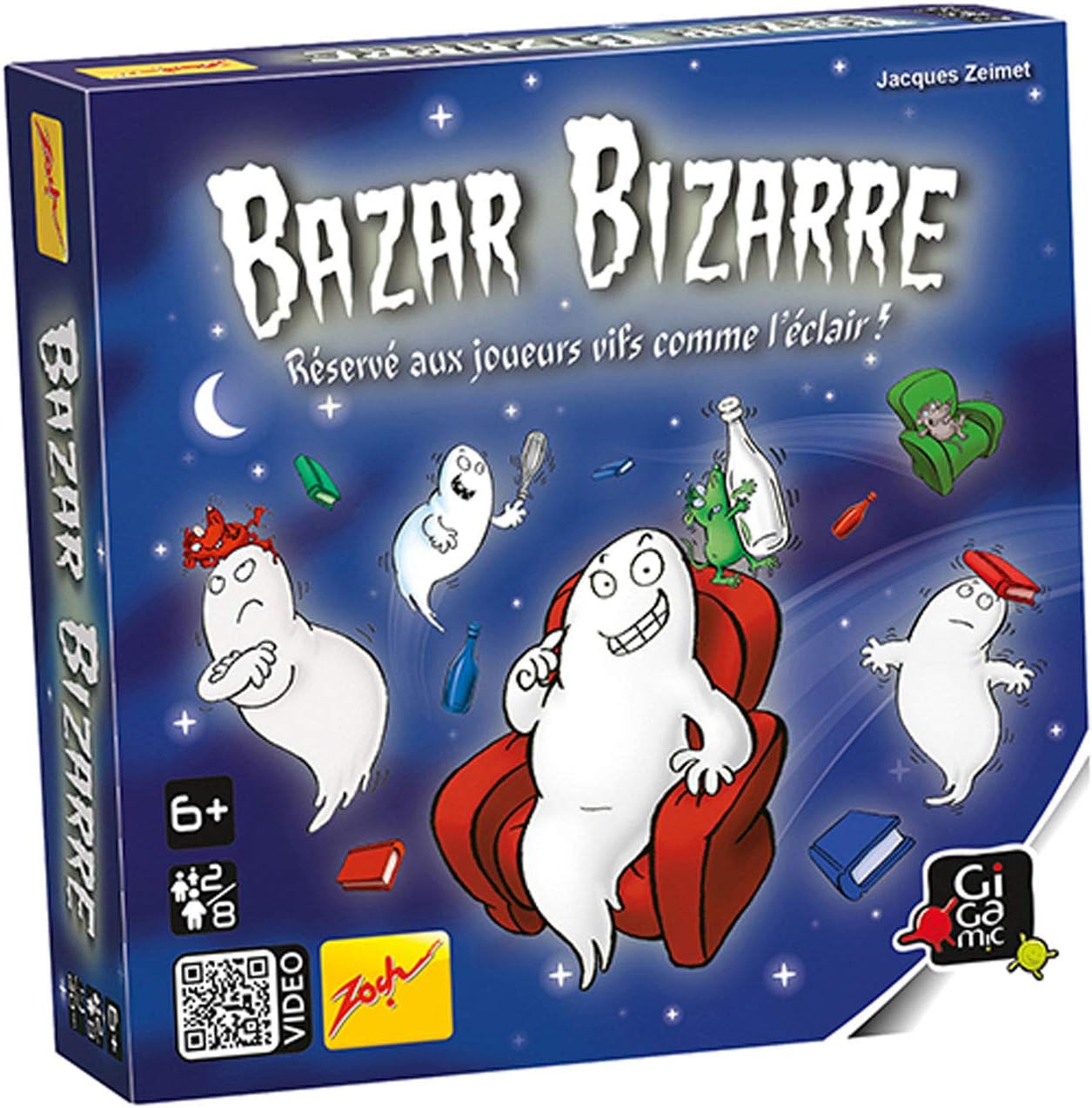 ZOBAZ - Jeu de rapidité - 2 - 8 joueurs Bazar Bizarre, L