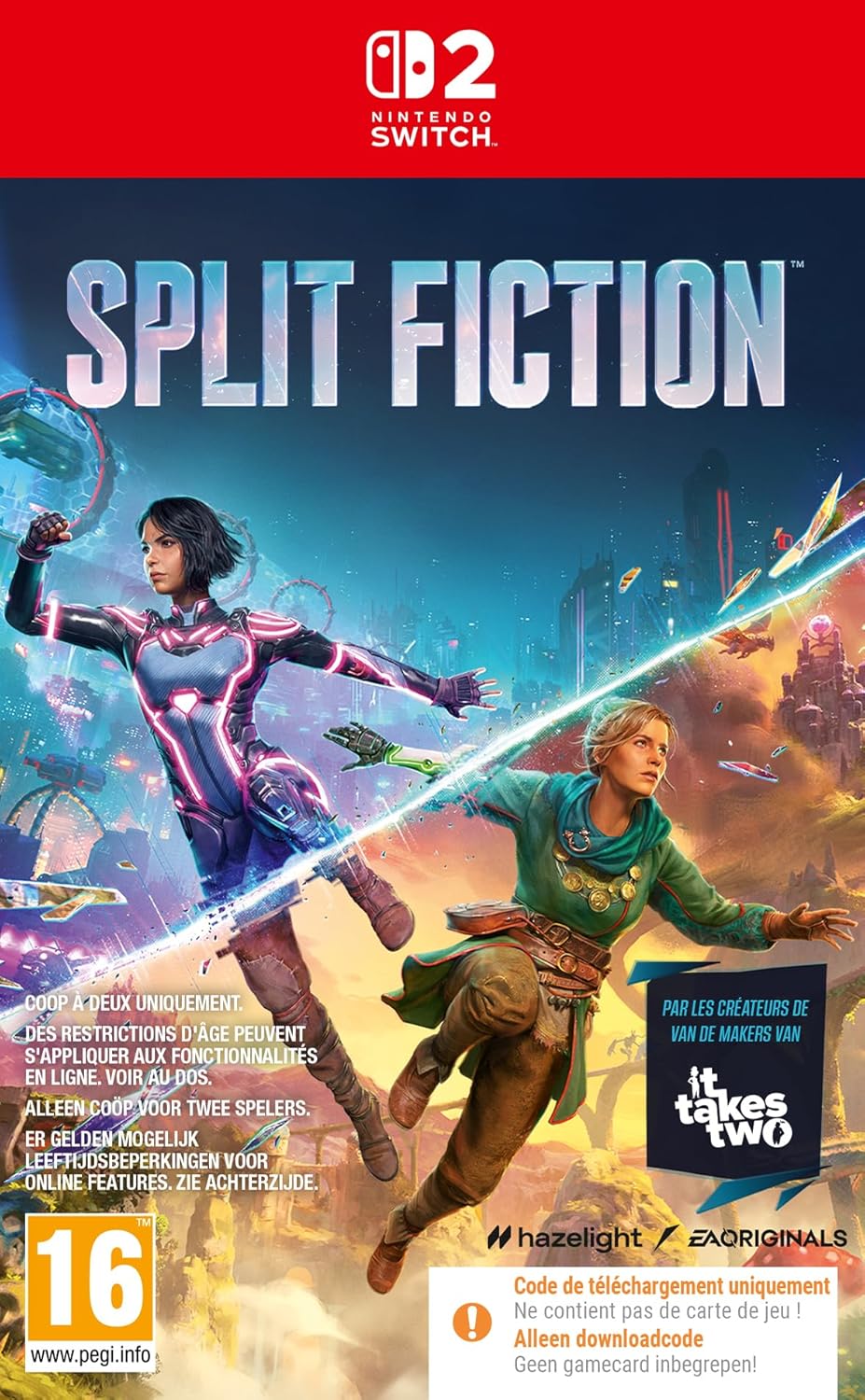 Split Fiction Switch 2 - Code dans la boite - Jeu Vidéo - Français Nintendo Switch 2 Standard